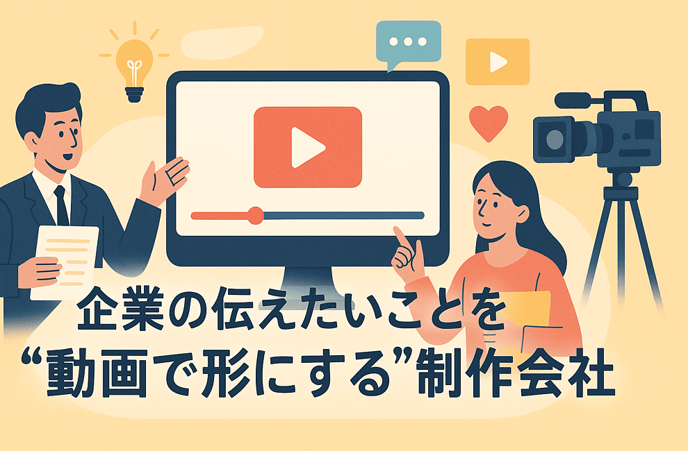 【2025年版】企業の伝えたいことを“動画で形にする”制作会社として紹介されましたのイメージ